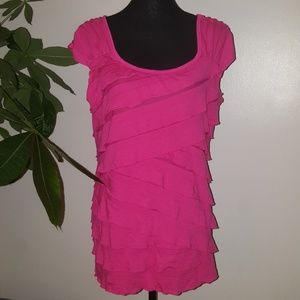 Rafaella Ruffle Shirt Size XL